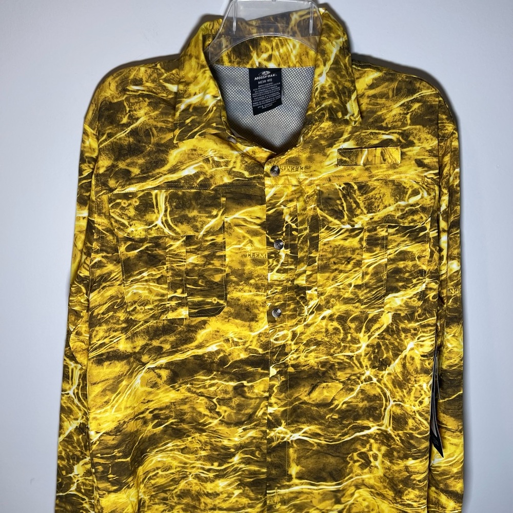 Mossy Oak Men's Fishing Performance Guide Shirt sz Medium NWT - Picture 1 of 10